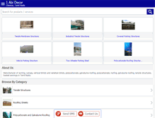 Tablet Screenshot of abidecor.in